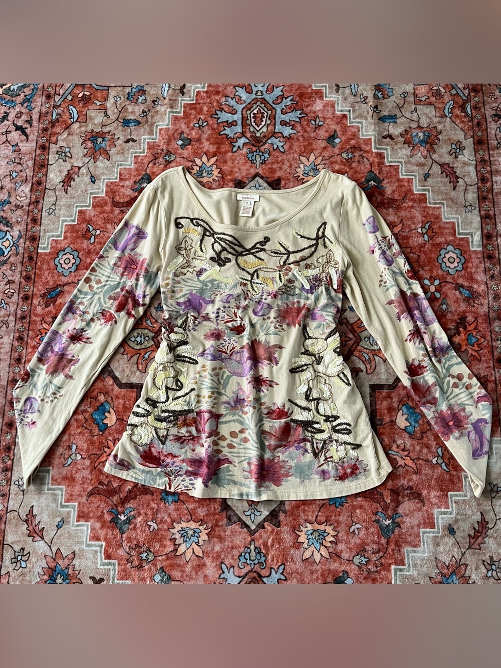 Sundance Fairy Beaded Sequin Shirt